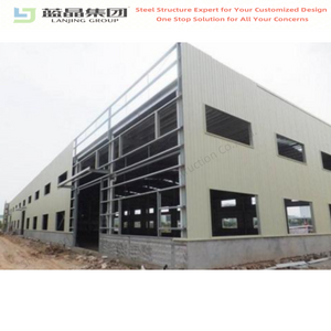 车间的预制钢结构建筑