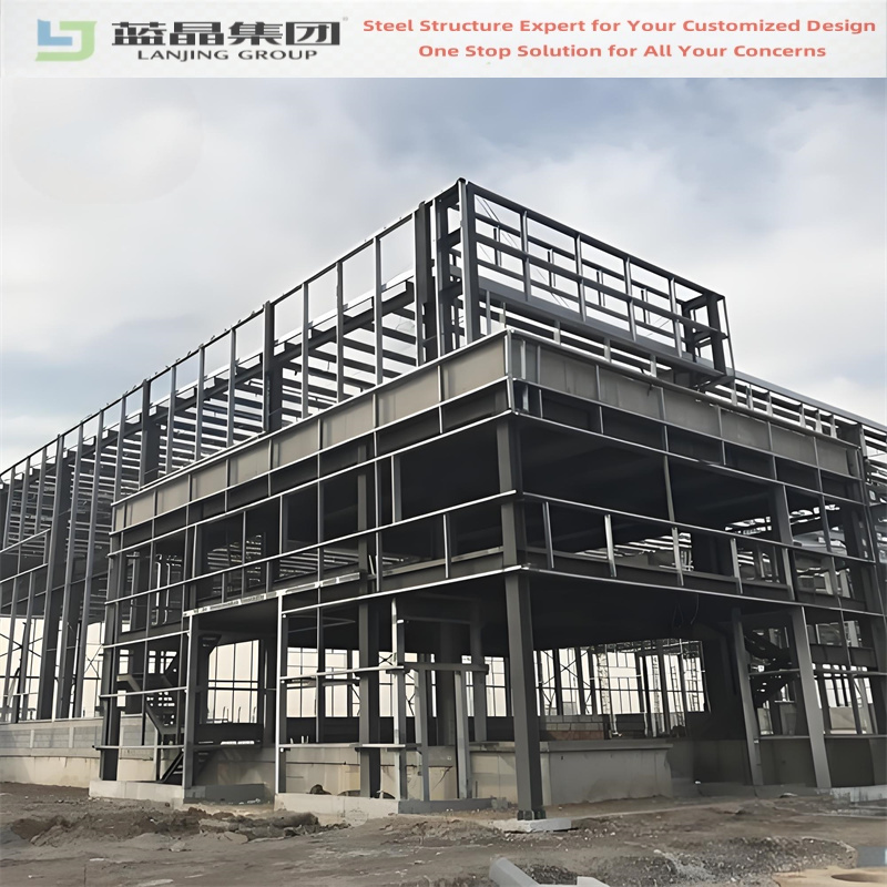 现成的创意工程山墙框架轻型工业耐用钢结构金属模块化折叠便携式建筑建筑