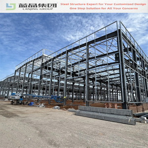 轻型钢结构框架预制高层多钢结构办公室建筑