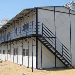廉价2层钢结构建筑物劳动场所住宿工人营地