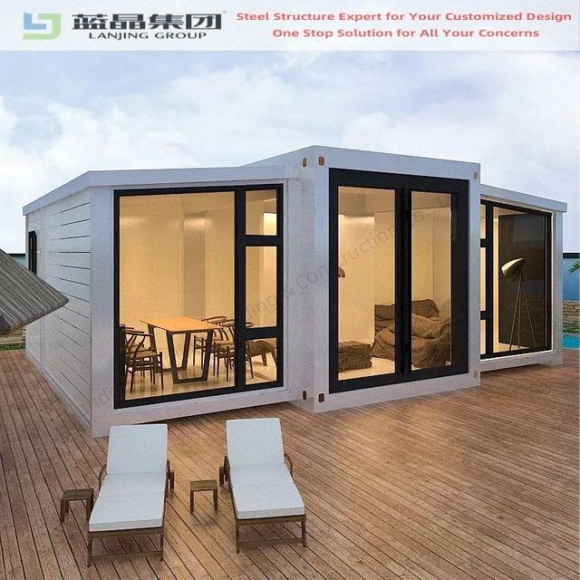 定制的豪华预制可扩展的容器房屋