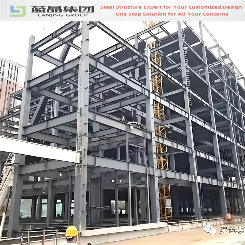 现成的创意工程山墙框架轻型工业耐用钢结构金属模块化折叠便携式建筑建筑